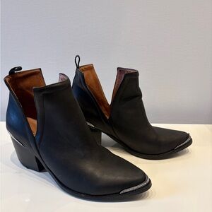 Jeffrey Campbell Black Ankle Boots